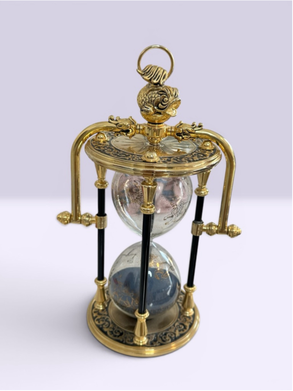 Franklin Mint Maritime Historical Society Hourglass Zodiac Vintage